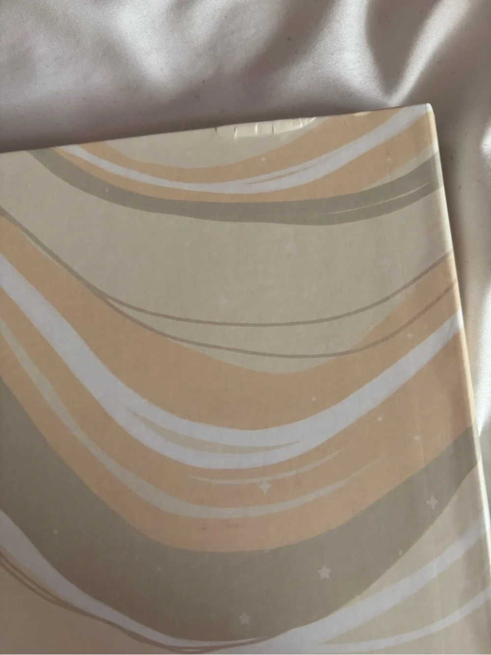 Dream Journal Crescent Moon Hardcover Notebook - Beige & Cream